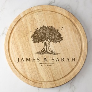 Tabla de Cortar de Madera y Resina de 13 Pulgadas, Venta Caliente, MOQ Bajo, con Logotipo y Diseño Personalizados, para Cortar en la Cocina - Product Image 2