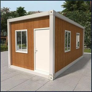 Maison préfabriquée modulaire en conteneur, cabine en acier pliable pour logements commerciaux, stations balnéaires en plein air, abris d'urgence et bureaux de chantier - Product Image 6