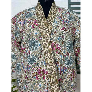 Autumn/Winter Perfect Reversible Silk Quilted <b>Jacket</b> Soft Lightweight Warm - Product Image 5