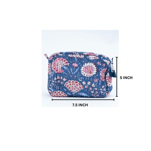 Pochettes imprimées en blocs de mer fanée Pochettes de qualité supérieure Sacs à monnaie de luxe par fabricant indien - Product Image 6