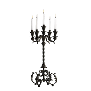 <b>Gold</b> Polished Metal 5 Arms Candelabra For Home Event And Wedding <b>Party</b> <b>Decoration</b> High Quality Regular Size Available - Product Image 4