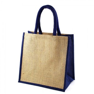 Venta al por mayor de bolsas ecológicas personalizadas impresas con logotipo bolsas de yute bolsas de compras compuestas de moda - Product Image 3