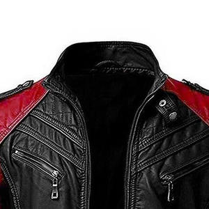 Veste en cuir véritable de qualité supérieure avec un design élégant coutures durables coupe confortable. pour une tenue décontractée ou formelle taille XS - Product Image 4