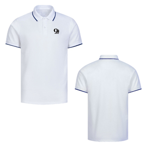 Vente en gros de polos en coton à séchage rapide pour hommes maillot de golf à manches courtes coupe régulière motif solide - Product Image 6