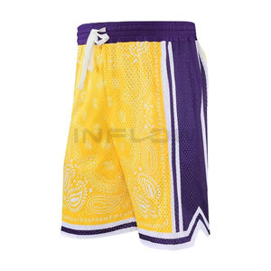 Shorts de sport respirants en tissu de laine de haute qualité, séchage rapide, pour le basketball, la gym, l'entraînement, avec poche, shorts personnalisés pour hommes - Product Image 6