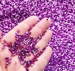 500g ソフト ストロー チューブ ビーズ バルク ビンス ビーズ プラスチック アイスクリーム チューブ ビューグル ビーズ スライムキット アクセサリー用 - Product Image 2