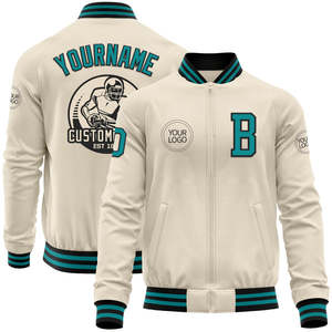 2025 New Premium Leather <b>Bomber</b> Coat <b>Varsity</b> <b>Jacket</b> OEM High Quality Sportswear Letterman <b>Jacket</b> for <b>Men</b> - Product Image 3