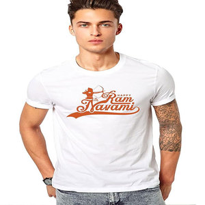 Camisetas de manga corta con gráficos personalizados, camisetas lisas de sublimación para hombre con cuello redondo y tacto de algodón suave - Product Image 1