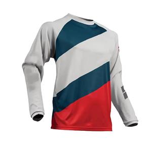 Maillot de motocross imprimé de logo personnalisé de super qualité vêtements de course automobile respirant séchage rapide % polyester unisexe équitation en plein air - Product Image 4