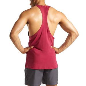 Camiseta de alta calidad para hombre, camisetas sin mangas transpirables de algodón y poliéster de Color personalizado, ropa de calle para hombre, camisetas sin mangas - Product Image 2