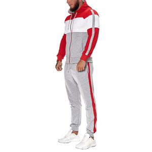 Chándal de hombre de fabricante profesional al mejor precio, diseño único con logotipo personalizado y etiqueta personalizada de alta calidad en color gris - Product Image 4