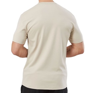 เสื้อยืดเพาะกาย เสื้อออกกำลังกาย ฟิตเนส สีพื้น ผ้ารัดรูป ยืดหยุ่นได้ 100% ผ้าฝ้าย ระบายอากาศ เป็นมิตรกับสิ่งแวดล้อม สำหรับนักกีฬา - Product Image 2
