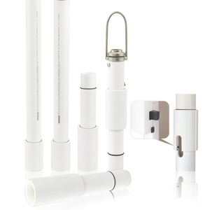 ท่อเจาะรูขนาด5นิ้ว PVC-U ท่อแบบเสา upvc ที่มีเทคนิคการหล่อมีสีและขนาดที่กำหนดเอง - Product Image 2