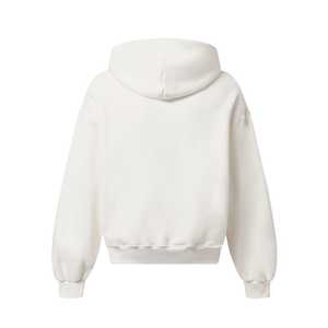Sweat à capuche zippé oversize pour homme de haute qualité, 100% coton, automne, broderie personnalisée, streetwear, coupe ample, écologique - Product Image 4