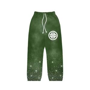 ชุดวอร์มผู้ชายประดับพลอยเทียมคุณภาพพรีเมียมชุดวอร์มผ้าฝ้าย100% มีฮู้ดคอมีซิปชุดใส่เล่นแนวสตรีทปักโลโก้ - Product Image 5