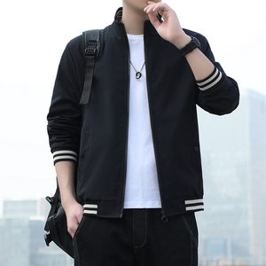 Chaqueta de bombardero de vuelo de invierno personalizada para hombre, lona de satén acolchada con cuello levantado, venta al por mayor - Product Image 3