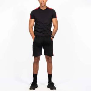 Conjunto de Ropa para Hombre de Alta Calidad, Nuevo Diseño, Camiseta de Manga Corta 100% Algodón, Verano, 2 Piezas, Camiseta y Pantalones Cortos, Conjunto de Dos Piezas, Peso Pesado - Product Image 1