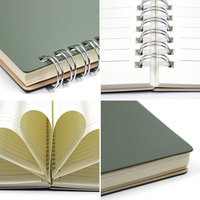 Caderno – carnet de notes a4 à spirale, papier imperméable personnalisé à Six couleurs changeantes