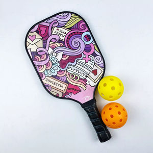 Pagaie de Pickleball en Fiber de carbone sans bords certifiée USAPA 2025 Noyau en nid d'abeille de 16mm avec équipement de Pickleball Logo OEM - Product Image 3