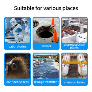 Detektor Kebocoran Gas Industri Portabel USB <span class=keywords><strong>4</strong></span> in 1 CO H2S O2 CH4 dengan Sistem Alarm dari Produsen - Product Image 6