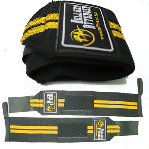 Poignets élastiques de haute qualité pour sport haltérophilie entraînement Logo personnalisé puissance levage Gym crochet gros Fitness sécurité - Product Image 2