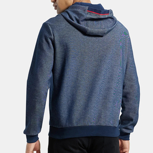Sudadera con Capucha Unisex Azul Marino, Estampado 1876, Bolsillo Frontal, Informal, Transpirable, de Algodón French Terry, Corte Holgado, para Invierno - Product Image 3