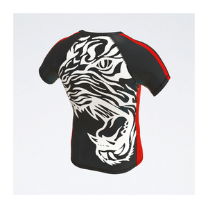 Custom Short Sleeve Surf Logo Mma Bjj Compression <b>Shirt</b> Sublimated Jiu Jitsu Rashguards Design Your Own Custom Rash Guard - Product Image 2