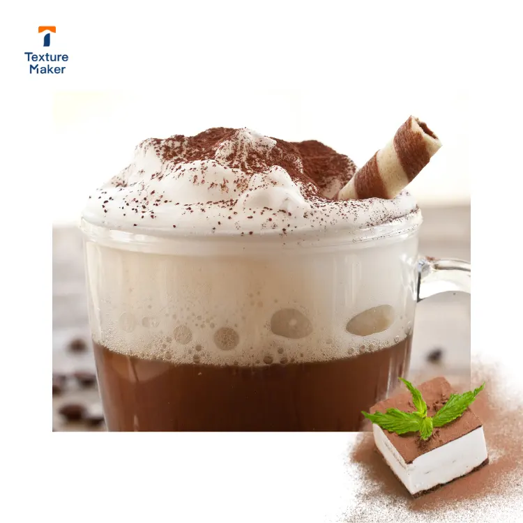 TextureMaker Tiramisu स्वाद दूध फोम पाउडर