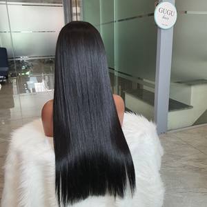 Perruque à fermeture en dentelle HD 100% cheveux humains Remy vietnamiens, ondulations profondes lâches, 10-30 pouces, double trame cousue à la machine - Product Image 3