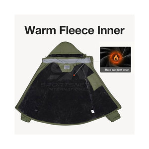 Chaqueta de Esquí Softshell para Hombre con Tejido Transpirable y Características Cortavientos, Ideal para Uso en Exteriores en Invierno - Product Image 3