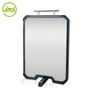 Planche à découper double face en acier inoxydable et PP de 16.5 po x 12 po avec poignée - Product Image 4