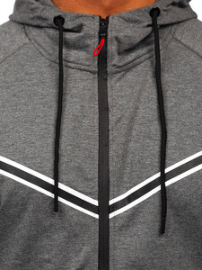 Sweat à capuche en molleton de coton bambou pour hommes Streetwear pull à capuche en coton biologique sweats à capuche et sweat-shirts personnalisés pour hommes - Product Image 2
