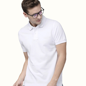 เสื้อโปโลสำหรับผู้ชายผ้าแคนวาสระบายอากาศได้ดีใส่สบายออกแบบโลโก้ได้ตามต้องการแบบทึบ - Product Image 1