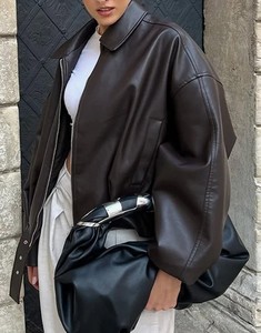 Chaquetas Casuales de Mujer al por Mayor, Chaquetas de Cuero Auténtico Personalizadas de Moda, Chaqueta de Cuero Genuino de Moda en Oferta - Product Image 2