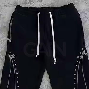 Survêtement décontracté à capuche pour homme grande taille personnalisé avec strass - Séchage rapide, respirant, faible MOQ, plusieurs couleurs, fabricant pakistanais - Product Image 5