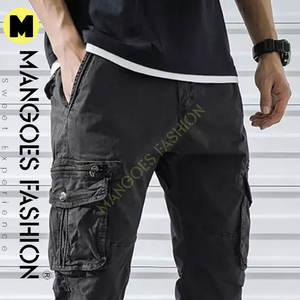 Pantalones Cargo Tácticos Casuales con Diseño Ripstop, Cintura Media, Cierre de Cremallera, Tela Oxford para Operaciones de Campo y Almacenamiento de Equipo - Product Image 5