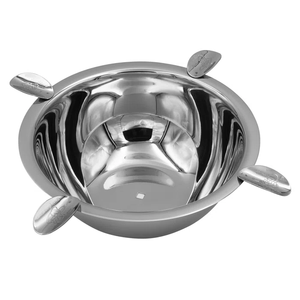 Cendrier à cigares décoratif en acier inoxydable classique, design moderne et luxueux, portable, sur table, couleur personnalisable, logo pour la maison - Product Image 6