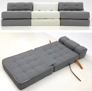 Sofá cama modular moderno de alta calidad, juegos de sofás plegables multifuncionales, muebles de salón de tela de esponja - Product Image 2