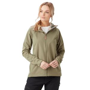 Chaqueta cortavientos Softshell personalizada para mujer nueva poliéster/algodón/nailon sólido impermeable con capucha para ocio al aire libre - Product Image 1