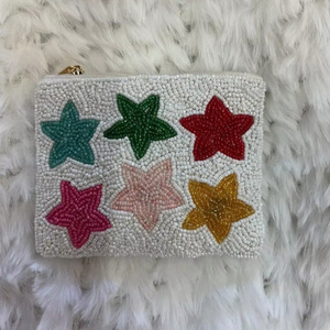 MS Handicraft Handmade Bohemian Style Glass Seed Bead Tote Bag Custom Logo Embroidered Beaded Coin Pouch Fashionable Women's - Product Image 1