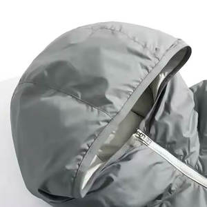 Chaquetas acolchadas de invierno con logotipo personalizado OEM para hombre, ropa de calle con cuello levantado, abrigo de invierno al por mayor - Product Image 4