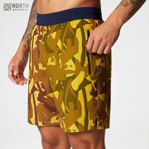 Shorts de course pour hommes personnalisables, fabriqués en polyester, sublimation, style décontracté, taille mi-haute, design personnalisé, shorts d'été pour hommes - Product Image 5