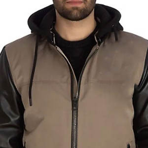 Vestes universitaires pour hommes en gros, logo personnalisé, coupe-vent respirant de haute qualité, personnalisable - Product Image 4