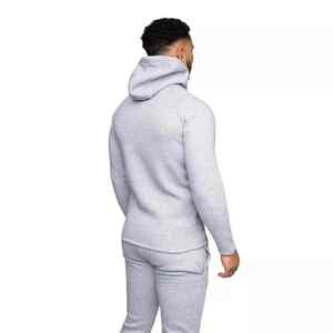 Vente en gros de survêtement d'été en nylon de marque privée coupe-vent respirant avec jogging à capuche ensemble deux pièces - Product Image 5