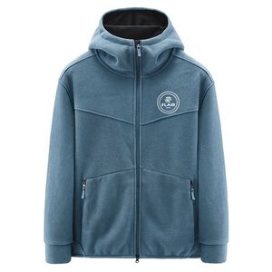 Veste à capuche zippée intégrale en polaire légère pour homme - Product Image 1