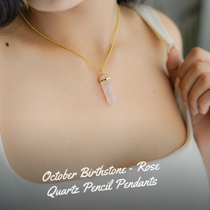 Vermeil Bezel Set Pendant Pendant <b>Charms</b> Gold Quartz Pencil Shape 925 Sterling Silver Natural Rose 30x8mm Anniversary 01 5 Pcs - Product Image 3