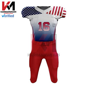Uniformes de football américain personnalisés en Offre Spéciale fabriqués en usine, vêtements d'équipe confortables et respirants avec logo personnalisé - Product Image 1