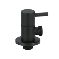 Vanne d'arrêt d'angle moderne en laiton de 1/2 pouces Accessoires de robinet de salle de bain à 90 degrés pour robinet de lavabo d'hôtel Vanne d'angle de tuyau