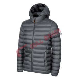 Chaqueta Acolchada con Capucha, Ligera e Impermeable, con Cuello Alto y Logotipo Personalizado 2026, para Hombre, de Alta Calidad, Impresión OEM, Venta al Por Mayor, Estilo Urbano - Product Image 6