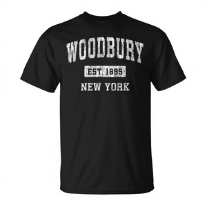 Camiseta Vintage de Woodbury, Nueva York, con el Logo de la Marca Deportiva, Camiseta Promocional Vintage de la Marca Deportiva - Product Image 2